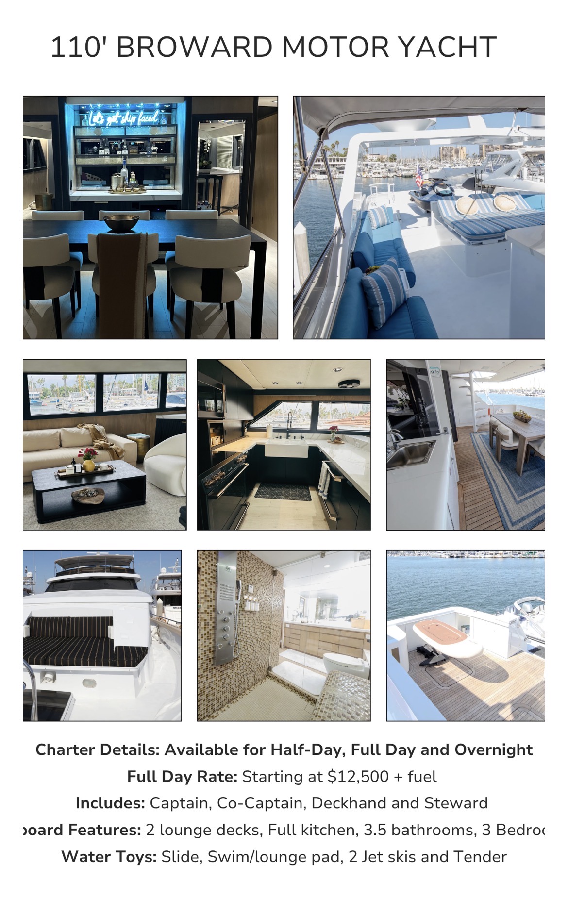 110' Broward Motor Yacht interior and exterior gallery